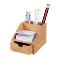 Bamboo Stationery Organizer